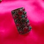 Tib Stone Adjustable Ring- Multicolor