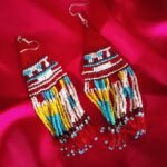 Beaded Boho Multicolor Earrings