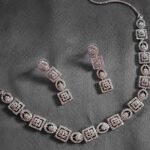 Delicate Diamond Replica Neckpc+ Earrings