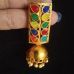 Multicolor Golden Jhumka
