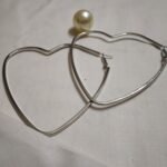 I Heart U Hoops- Silver