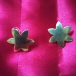 Golden Flower Statement Metallic Studs