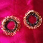 Champagne Beaded Statement Baubles