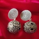 Silver Ball Danglers