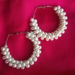 Pearl Cluster Hoops