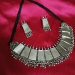 Statement Mirror Choker + Earrings