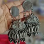 Cowrie Drop Jhumkas