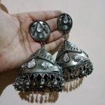 Conical Jumbo statement Jhumkas