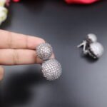 Premium A.Diamonds Dual Bauble- Silver - Image 2