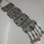 Silver Oxidised Tie Necklace