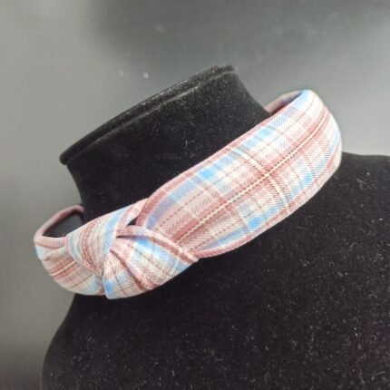 Check Pastels Knot Hair Band- Multi