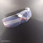 Check Knot Hair Band- Blue