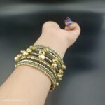 Ghungroo Beaded Bracelet- Black