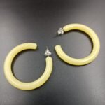 Yellow Cylindrical Hoops