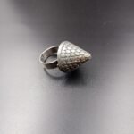 Pyramid Statement Adjustable Ring