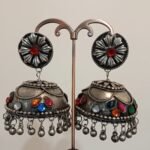 Multicolor Boho Jhumkas