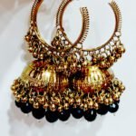 Bali Jhumka- Black