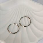 Anti Tarnish Silver Hoops