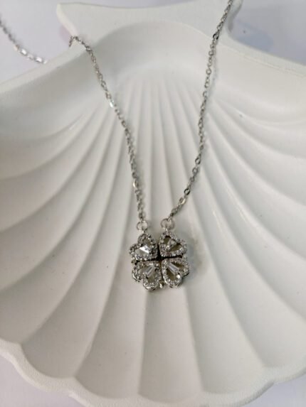 Anti Tarnish Silver Flower Chain