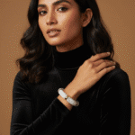 Celebrity Resin Bracelet White