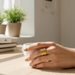 Demi Fine Textured Adjustable Ring