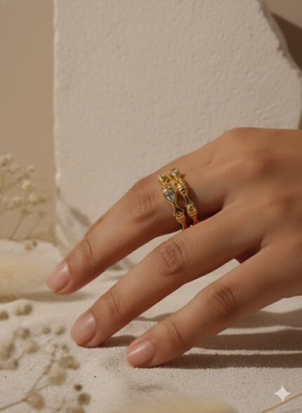 Demi Fine Fish Minimal Adjustable Ring