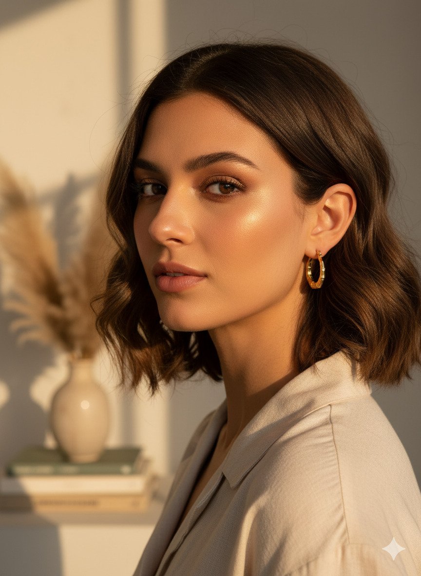 Gemini_Generated_Image_vi51chvi51chvi51 Demi Fine Bamboo + Sculpted U Hoop Combo - Image 2